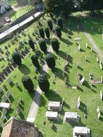 graveyard from the tower