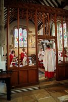 choir singing during communion